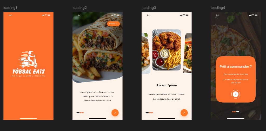 Image du projet Yòbbal Eats — application mobile